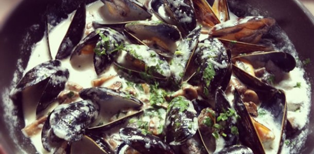 Mussels with Cream