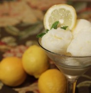 Lemon Buttermilk Sherbet
